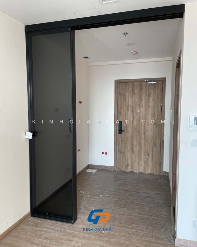 Cửa lùa slim không ray dưới