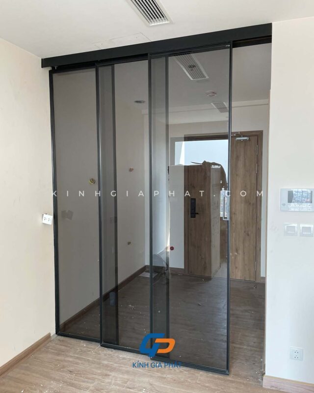 Cửa Lùa Slim Không Ray Dưới