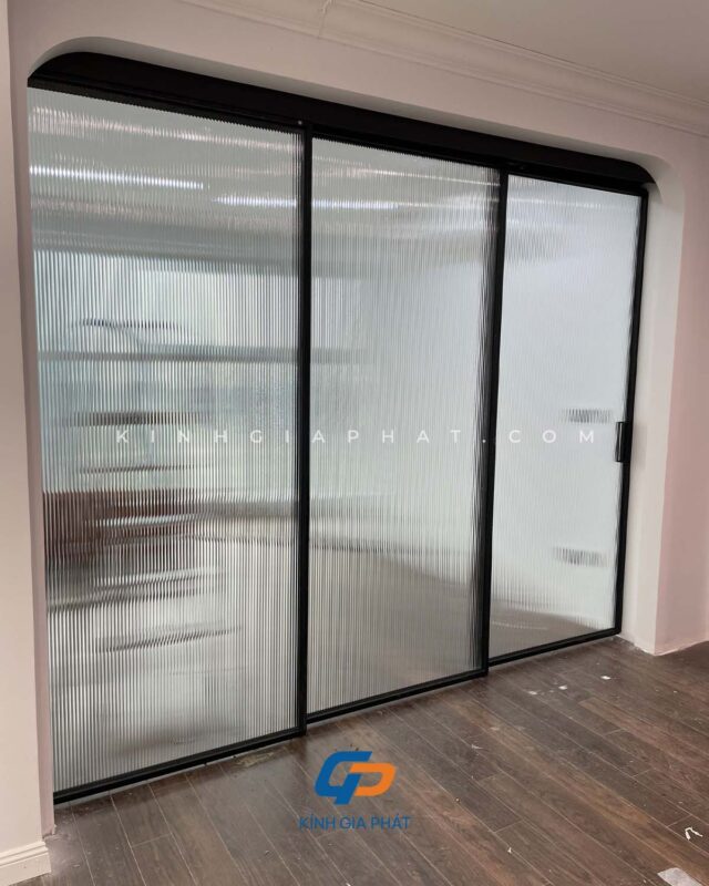 Cửa lùa slim không ray dưới
