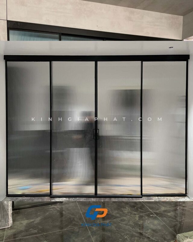Cửa lùa slim không ray dưới